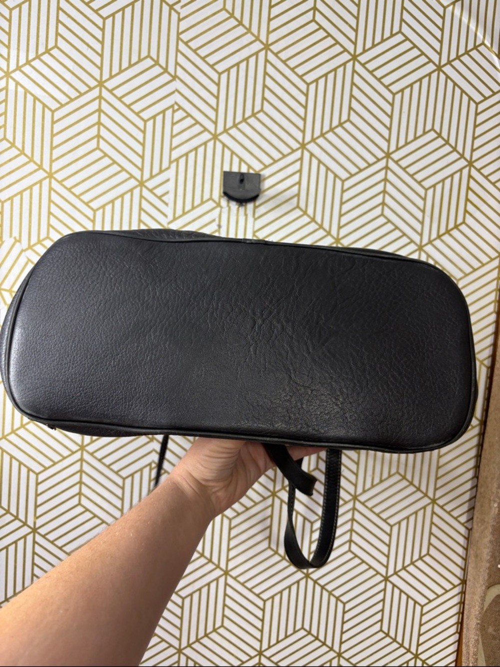 Dooney & Bourke Black Pebbled Leather Shoulder Bag - Picture 3 of 13